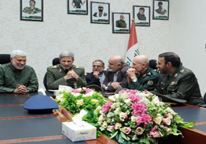 وزیر دفاع با فرمانده الحشد الشعبی دیدار کرد