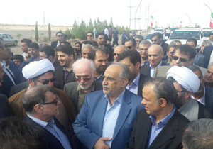 وزیر اقتصاد و دارایی وارد رفسنجان شد