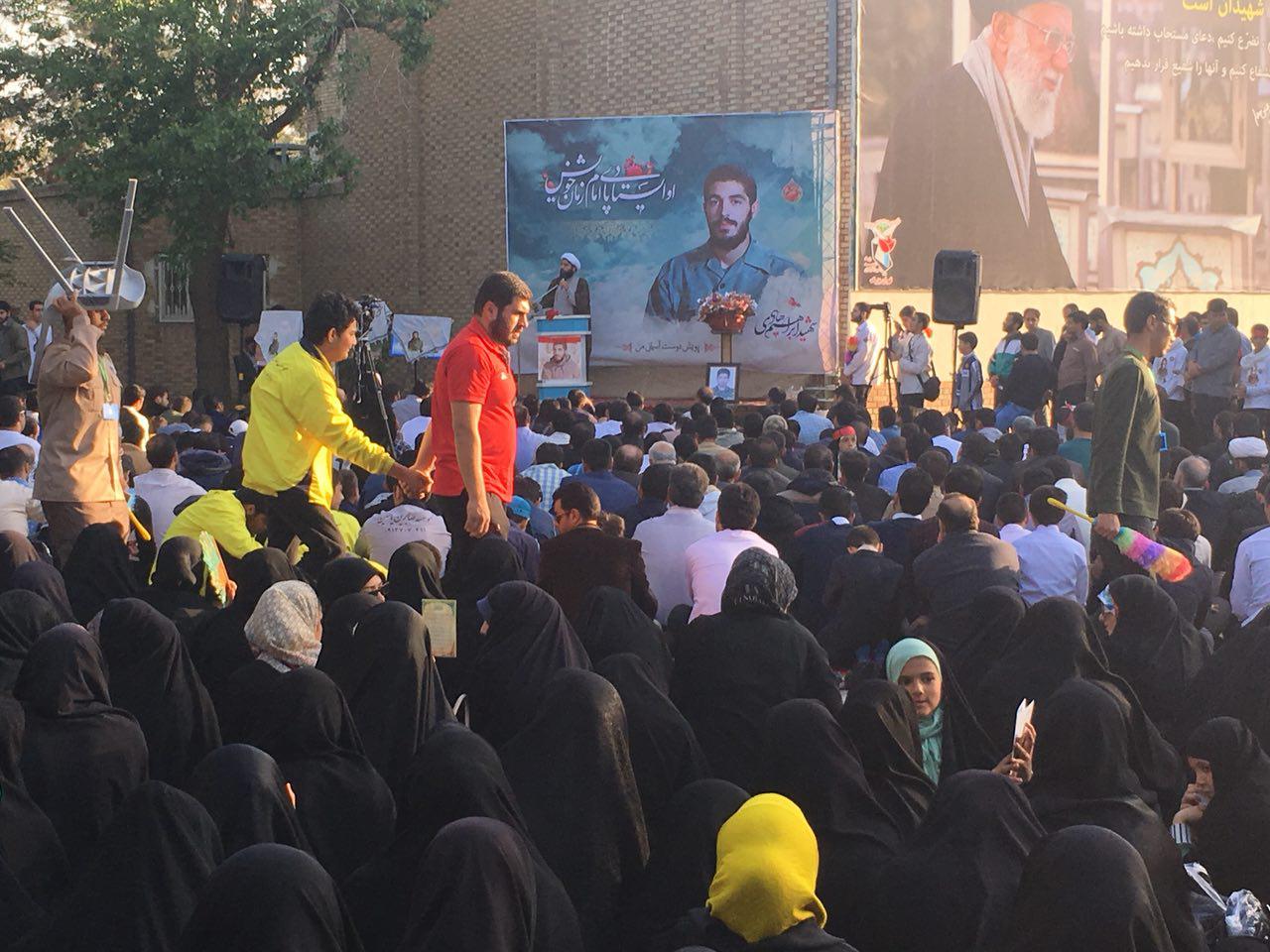 مراسم گراميداشت شهيد ابراهيم هادى برگزار شد
