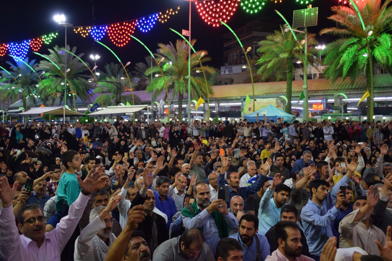 تصاویر جشن ولادت امام حسین (ع)در بین الحرمین