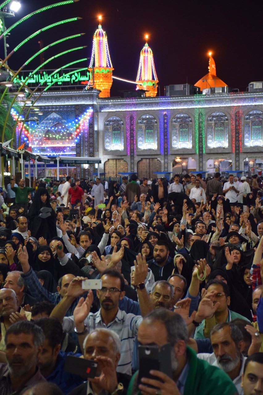تصاویر جشن ولادت امام حسین (ع)در بین الحرمین
