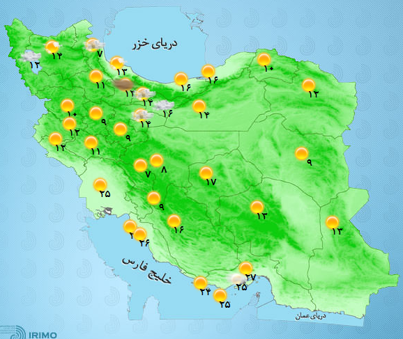 افزایش ابر و وزش باد در برخی مناطق غربی کشور