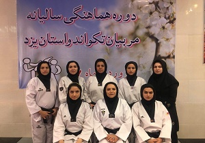برگزاری دوره هماهنگی سالیانه مربیان تکواندو