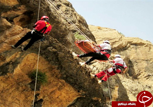 سقوط از ارتفاع طاقبستان جان یک تن را گرفت + تصویر