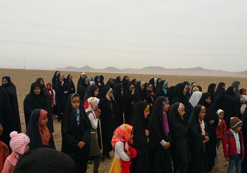 برگزاری همایش پیاده روی در روستای تیغدر