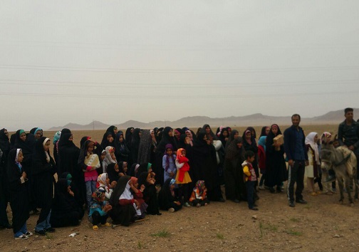 برگزاری همایش پیاده روی در روستای تیغدر