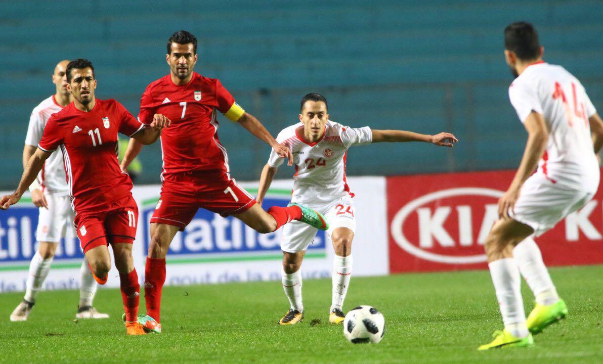 تیم ملی فوتبال ایران صفر - تیم ملی تونس 1/ رکورد شکست ناپذیری شاگردان کی روش با خوش شانسی تونسی ها شکست