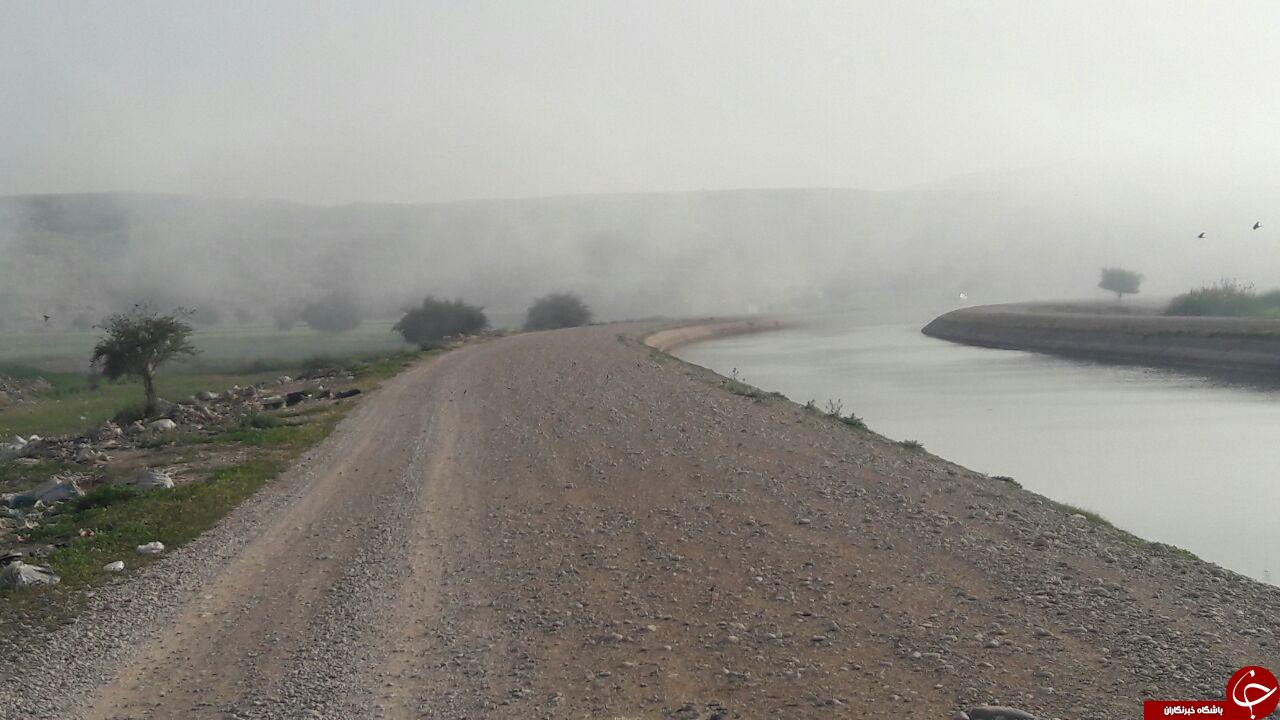 دود غلیظ زباله&zwnj;ها بر فراز آسمان &laquo;گُتوند&raquo; + فیلم و تصاویر