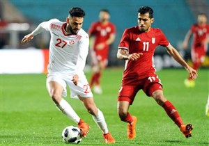 گل به خودی میلاد محمدی در بازی با تونس + فیلم