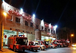 &nbsp;&nbsp;&nbsp;نجات ۴ نفر توسط آتش&zwnj;نشانان همدانی