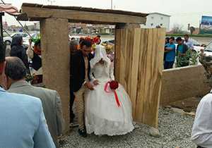 برگزاری جشن عروسی در دهکده گردشگری بندرگز
