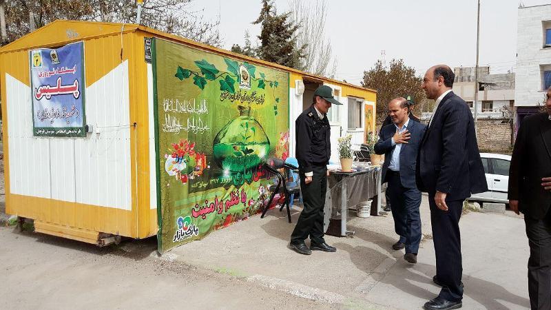 بازدید مدیر کل دفتر سیاسی استانداری خراسان رضوی از ایستگاه‌های استقبال زائران قوچان