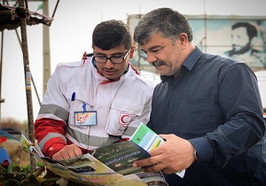 مراجعه بیش از ۲۱ هزار مسافر به پست‌های نوروزی هلال احمر آذربایجان غربی