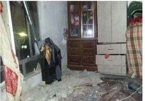 تند باد با سرعت 85 کیلومتر بر ساعت بوکان را درنوردید/تخریب یک منزل مسکونی