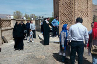 بازدید گردشگران نوروزی از اماکن تاریخی گلپایگان