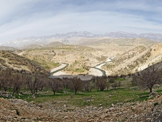تصویری زیبا از طبیعت بهاری بازفت
