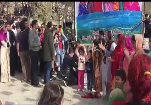 جشن نوروزی کودکان در مریوان + فیلم