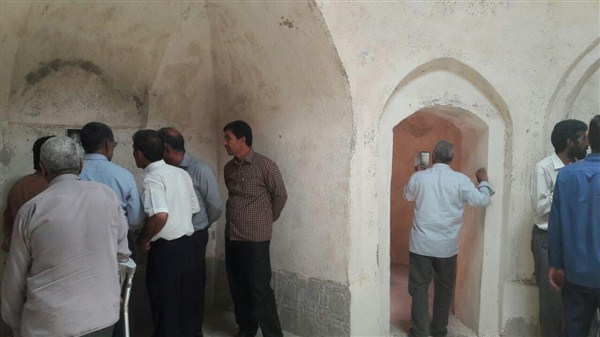 رونمایی از لوح زرین سند ثبت ملی حمام احمدآباد زرند