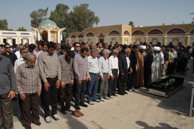 پیکر جانباز و آزاده دفاع مقدس تشییع شد