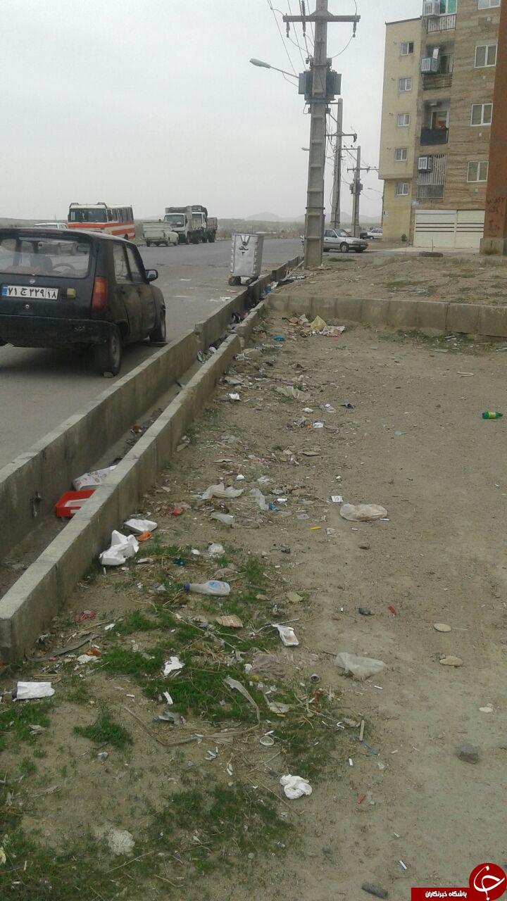 وضعیت نامناسب بهداشت در کوچه و معابر مسکن مهر همدان + تصاویر