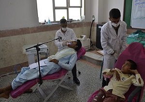 خدمات درمانی به بیش از دوهزار نفر از مردم شهرستان نیمروز