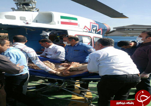 انفجار گاز در چمستان با ۴ مصدوم + تصاویر