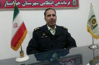 اجرای طرح امنیت نوروزی پلیس درشهرستان خوانسار