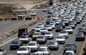 ترافیک پرحجم در محورهای مواصلاتی استان زنجان