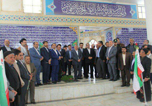 گلباران قبور مطهر شهدای بن