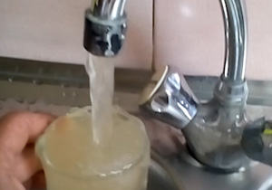 فیلمی از آب شرب گل‌آلود در نسیم‌شهر