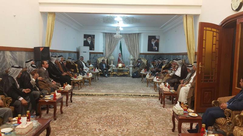 عشایر نجف از نقش ایران در مبارزه با تروریسم قدردانی کردند