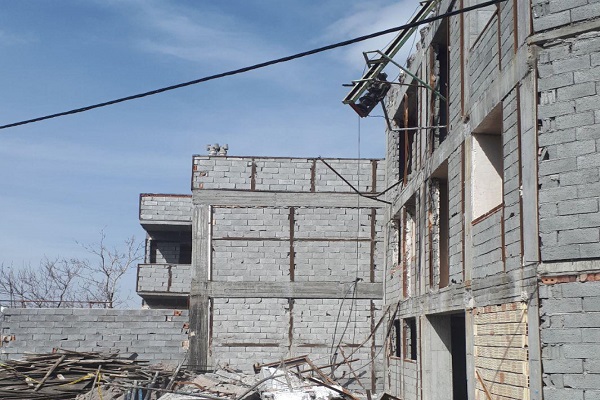 دو کشته و زخمی بر اثر حادثه ساختمانی در اسکو