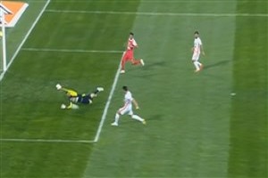 گل اول سایپا به پرسپولیس + فیلم