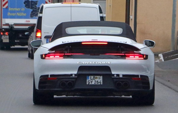 تصاویر اولیه از Porsche 911 مدل ۲۰۲۰ با سقف جمع&zwnj;شونده فاش شد