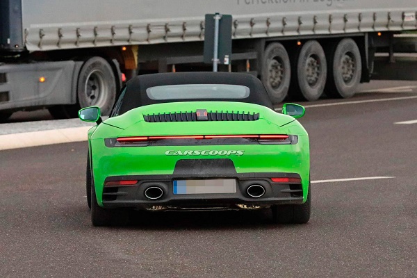 تصاویر اولیه از Porsche 911 مدل ۲۰۲۰ با سقف جمع&zwnj;شونده فاش شد