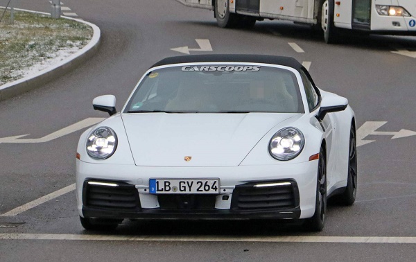 تصاویر اولیه از Porsche 911 مدل ۲۰۲۰ با سقف جمع&zwnj;شونده فاش شد