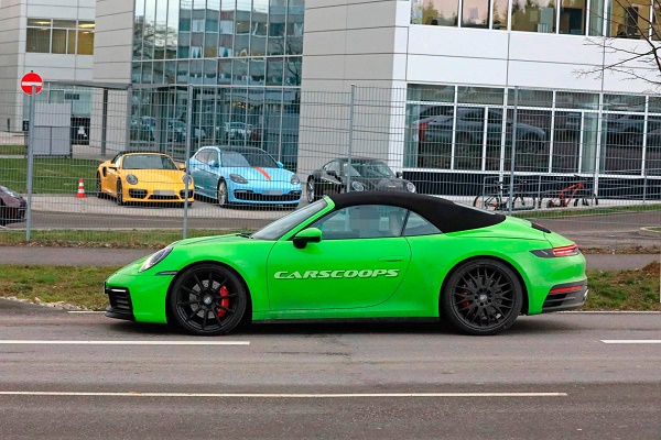 تصاویر اولیه از Porsche 911 مدل ۲۰۲۰ با سقف جمع&zwnj;شونده فاش شد