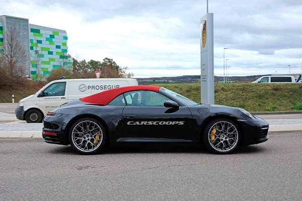 تصاویر اولیه از Porsche 911 مدل ۲۰۲۰ با سقف جمع&zwnj;شونده فاش شد