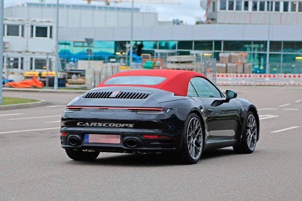 تصاویر اولیه از Porsche 911 مدل ۲۰۲۰ با سقف جمع&zwnj;شونده فاش شد