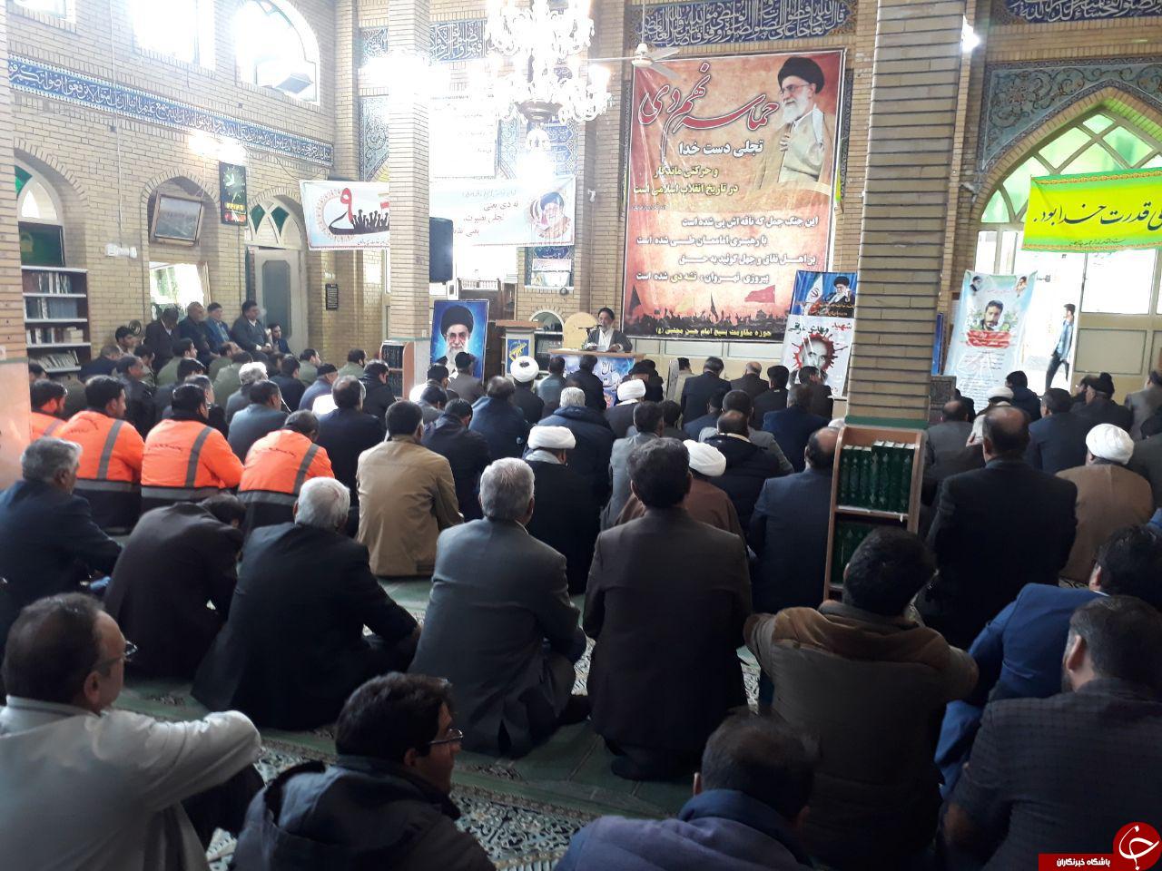 تصاویری از مراسم بزرگداشت حماسه 9 دی در &laquo;چادگان&raquo;