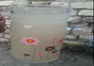 آب شرب گل‌آلود در روستای بنادر + فیلم