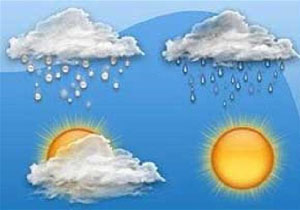 آسمان نیمه ابری تا تمام ابری برای مهاباد