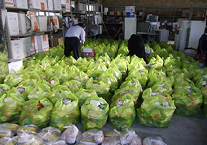 توزیع ۴۸۰ سبد غذایی بین مادران باردار روستایی در مهاباد