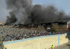 مصدوم شدن یک نفر در حادثه انفجار انبار ضایعاتی در دزفول