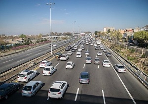 ترافیک در محور شهریار-تهران نیمه سنگین است/ بارش پراکنده برف در استان کرمانشاه