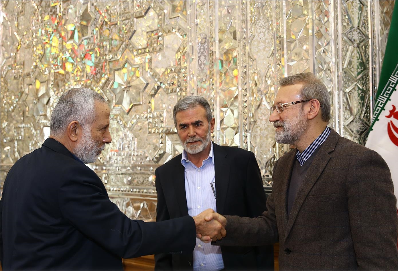 لاریجانی با دبیر کل جنبش جهاد اسلامی فلسطین دیدار و گفت&zwnj;وگو کرد