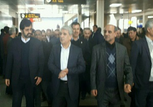 مدیرعامل بانک ملی ایران وارد اردبیل شد
