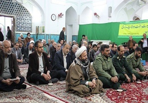 برگزاری مراسم بزرگداشت آیت‌الله شاهرودی در تفت