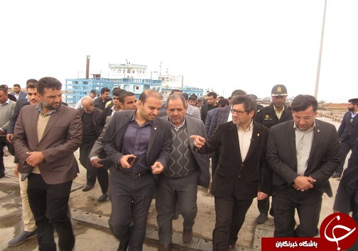 بندر تجاری شادگان زیر ذره بین معاون وزیر راه و شهرسازی و مدیرعامل سازمان بنادر و دریانوردی کشور