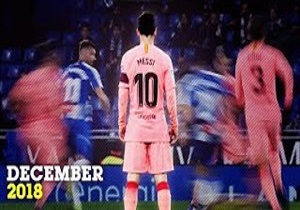 عملکرد لیونل مسی در ماه دسامبر سال 2018 + فیلم